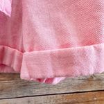 Elodie Pink High Waist Paperbag Tie Front Shorts Size Large NWT Photo 4