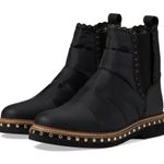 Free People women black Canvas Chelsea Atlas boots Size 9 Euro 40 Photo 2