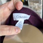 Calvin Klein Purple Cowl Neck Sweater Photo 5