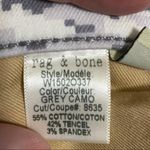 Rag and Bone gray camo digital print skinny jeans 27 W1502O337 Photo 10