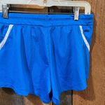 Nike  Blue and White Athletic Shorts Photo 3