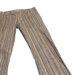 Mother The Looker Crop High Meadow Stripe Skinny Jeans Pants Stripe Size 25 Blue Photo 6