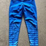 Vineyard Vines Royal Ocean Blue Dip Dye Stripe Performance Leggings Photo 3