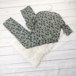 Sea NY Womens Lucia Floral‎ Straight Leg Jumpsuit in Green Size 2 NEW Photo 5