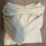 Abercrombie & Fitch Abercrombie Off-The-Shoulder Sweater Cream Photo 0