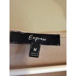 EXPRESS Shimmer Beaded Empire Waist V Neck Short Sleeve Women's Tunic Medium Photo 3