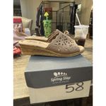 Spring Step  Wedge Sandals Estella in Beige Size‎ 37 Size 6.5-7 Slide Photo 2