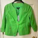 Talbots  Bright Green Women's Blazer Photo 2