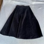 Max&Co Womens Vintage y2k Black Velvet Velour Midi Skirt Button Grunge Gothic 4 Photo 5