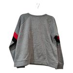 NFL APPAREL Womens San Francisco 49ers Long Sleeve Fleece Drop Shoulder Pullover Gray Size XL Photo 2