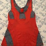 Lululemon Orange & Grey Tank Top Size 2 Photo 0