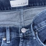 Loft Flare Crop Jeans In Bright Authentic Indigo - Size 28 Photo 6