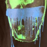 Unlabeled Skull Drip Graphic Chunky Hoodie in Black Size XS Photo 10