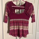Free People  Pink Sweater Top medium Photo 1