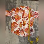 Source Unknown No Brand Floral Button-Up Blouse Photo 4