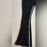 Aerie  Black Waffle Flared Pants Size L Photo 14