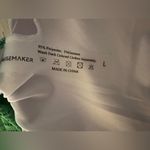 Musemaker One Piece Swimsuit Slimming Cutout Deep V Neck Ruffle Ribbed NWT Green Size L Photo 5