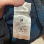 M by Missoni Green Blue Plaid Lightweight Knit Sweater Long Sleeve Size 42 Photo 5