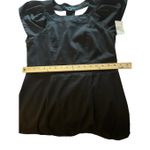 French Connection NWT Lolo Cutout Bow Back Dress Black Size 12 Photo 9