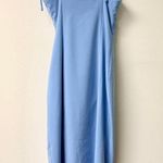 Camila Coelho  Aaliyah Tie Shoulder Midi Dress Periwinkle Blue Women's Size S Photo 5