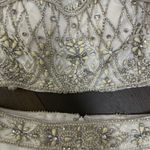 Tony Bowls White Beaded Two Piece Mini Dress Photo 5