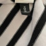 Kate Spade Broome Street Stripe Flutter Sleeve Top - Black & White Tassel Tee Photo 5