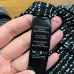 WHBM Women's Black & White Tweed Blazer Size 8 Career Casual Pockets Fitted Chic Photo 5