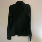 Lululemon Athletica Running Jacket Black Quarter Zip Sweatshirt Pullover Medium Photo 5