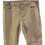 Michael Kors Skinny Jeans Women's Size 10 Beige Cotton Blend Photo 1