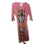 Figue Pink Scarab Mini Dress with Tie Sz. XS Photo 2