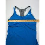 Nike  Dri-FIT Tank Top Athletic Racerback Built-In Bra‎ Blue Size M Photo 2