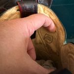 Dan Post Womens   Red Leather Cowboy Western Boots  Size 7M USA Photo 6