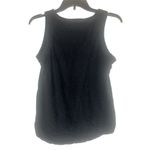 Madewell ✨ Whisper Cotton Scoopneck Tank Black Sz Medium Top✨ Photo 6