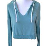 Colsie Light Blue Cropped Hoodie Size XS Photo 0
