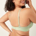 PINK - Victoria's Secret  Wear Everywhere T Shirt Lined Bra Celadon Green 32C Photo 2