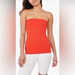 Free People  NWT Intimately FP Carrie Tube Top in Bright Orange XS/S Photo 2