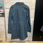 Reformation  Arizona Button Down Denim Mini Dress Size 12 Photo 3