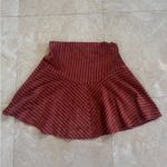 Free People  velvet burnt orange skirt  Photo 1