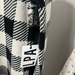 LPA Revolve Floyd Buffalo Plaid Sweater Dress in Black & Ivory Photo 5