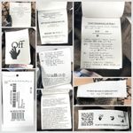 Off-White Monogram Split Hem Leggings Brown Black IT 38 US 4 NWT Photo 6