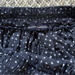 Brandy Melville  Polka Dot Mini Skirt Small One Size Navy Blue Photo 2