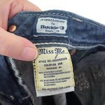 Miss Me Buckle Exclusive Blue Size 29 Easy Boot Jeans Embroidered Distressed Photo 14