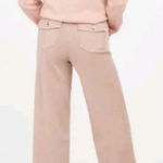 Spanx  Stretch Twill‎ Pull On Cropped Wide Leg Pants Size SMALL Pale Pink 20312R Photo 0