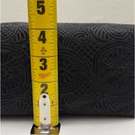 Vince Camuto Black Embossed Cosmetic Bag w/ Rhinestone Skull Charm – NWT Photo 7