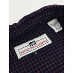 Lee Vintage Plaid Button-Down Top in Navy | Size S Photo 14
