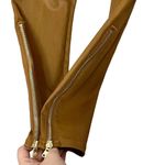 L'Agence Womens Sabine Dark Khaki Coated Skinny Mid Rise Jeans Size 26 Photo 7