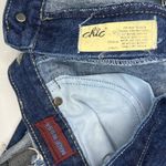 SIGNATURE 8 Women’s Sm Distressed High Rise Booty Blue Denim Jean Cutoff Shorts Photo 4