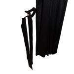 Alice + Olivia  Black Stain Harmon Cropped Belted Wide Leg Jumpsuit Size 8 Photo 5