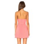 by the way. Revolve Jenny Tube Front Tie Textured Coral Mini Dress small Photo 6