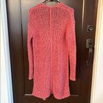 Free People EUC  Simply Sienna Long Line Cardigan Rose Size Small Photo 8